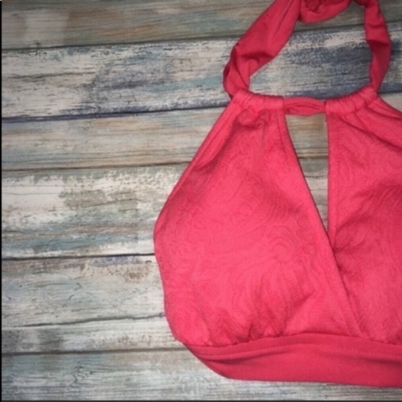 Mossimo Red Halter Bikini Top - Picture 3 of 6